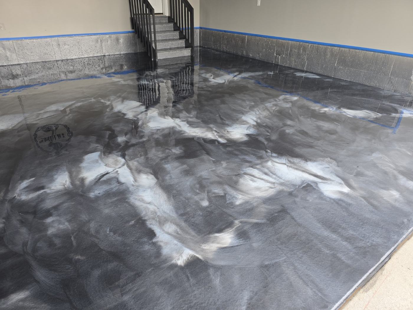 metallic epoxy floor installed by Acclaim Specialty Coatings, serving Colorado Front Range, Colorado